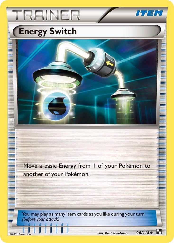 Energy Switch — Black & White Pokémon card