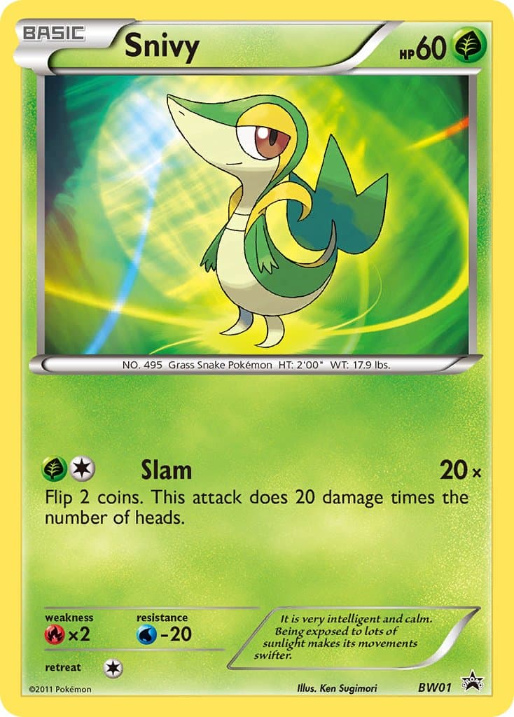 Snivy — Black White Promos Pokémon card