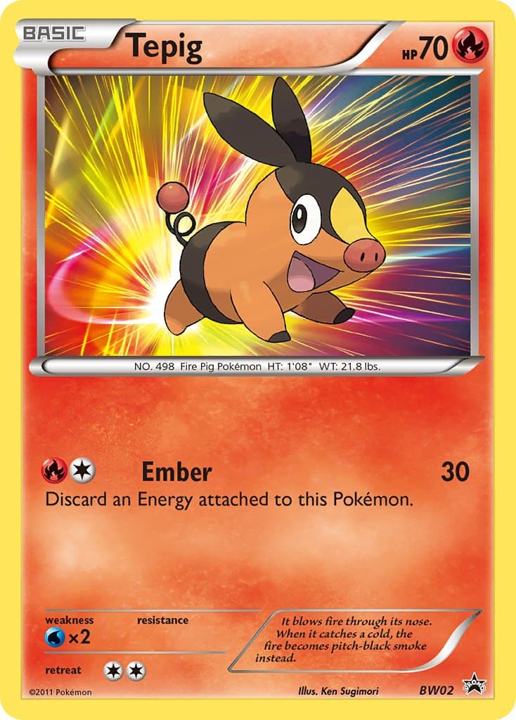 Tepig — Black White Promos Pokémon card