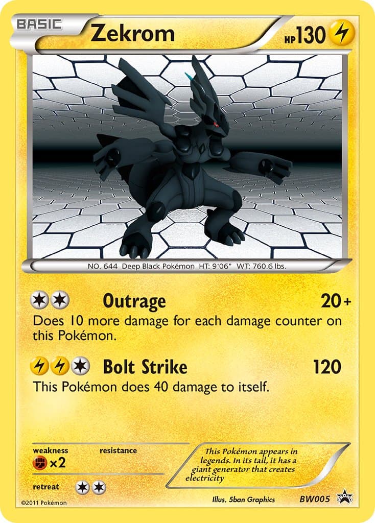 Zekrom — Black White Promos Pokémon card