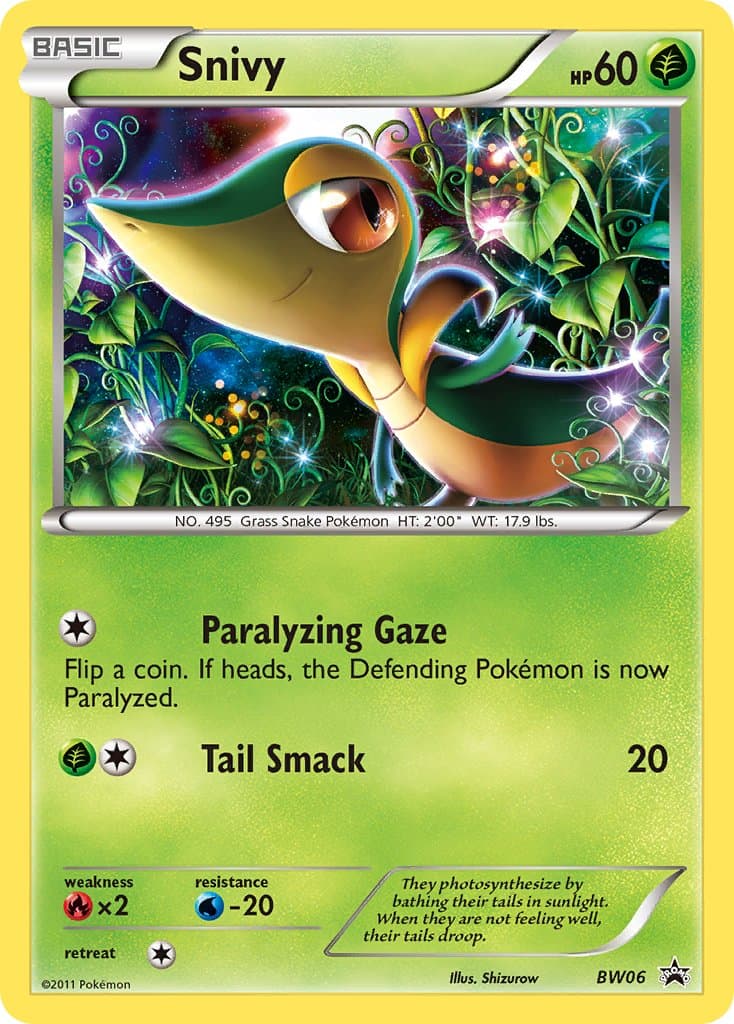 Snivy — Black White Promos Pokémon card