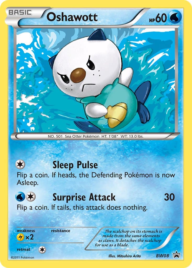 Oshawott — Black White Promos Pokémon card