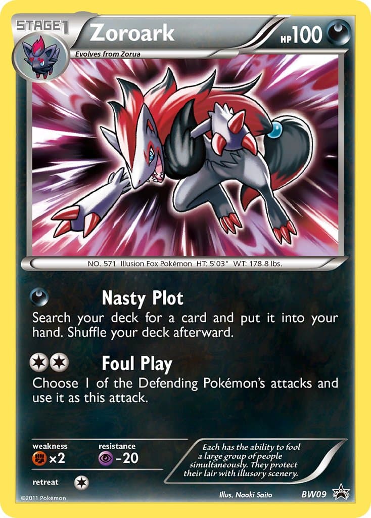 Zoroark — Black White Promos Pokémon card