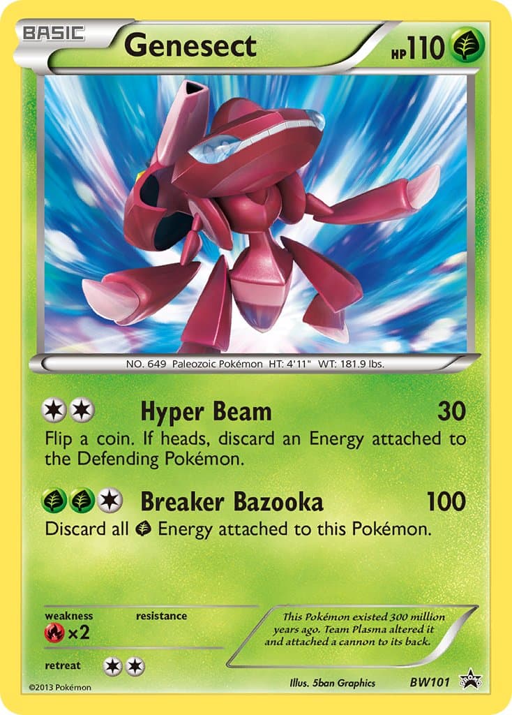 Genesect — Black White Promos Pokémon card