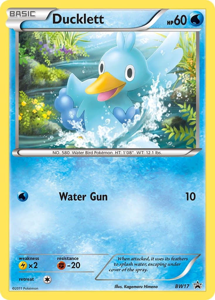 Ducklett — Black White Promos Pokémon card
