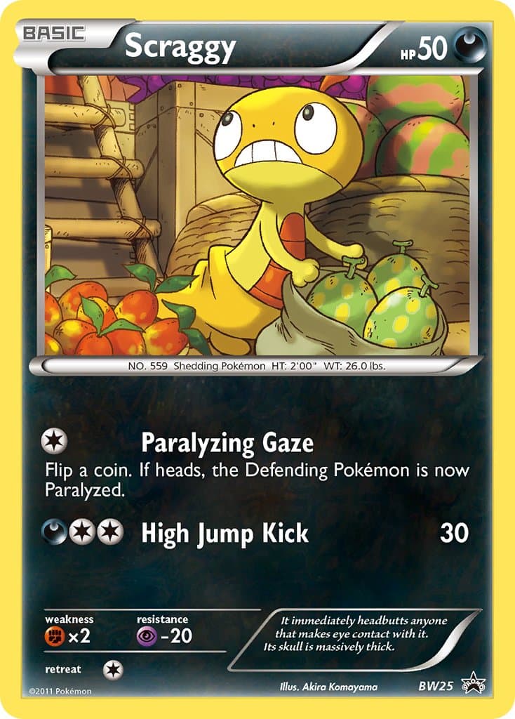 Scraggy — Black White Promos