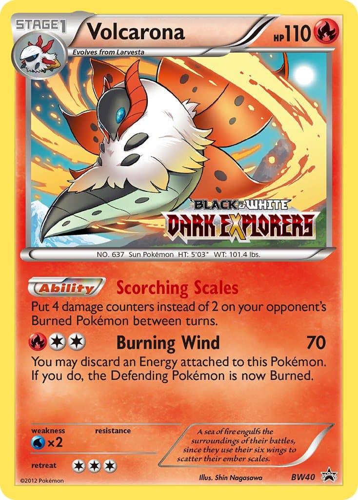 Volcarona — Black White Promos