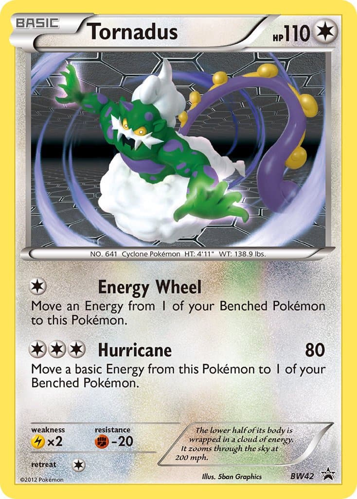 Tornadus — Black White Promos