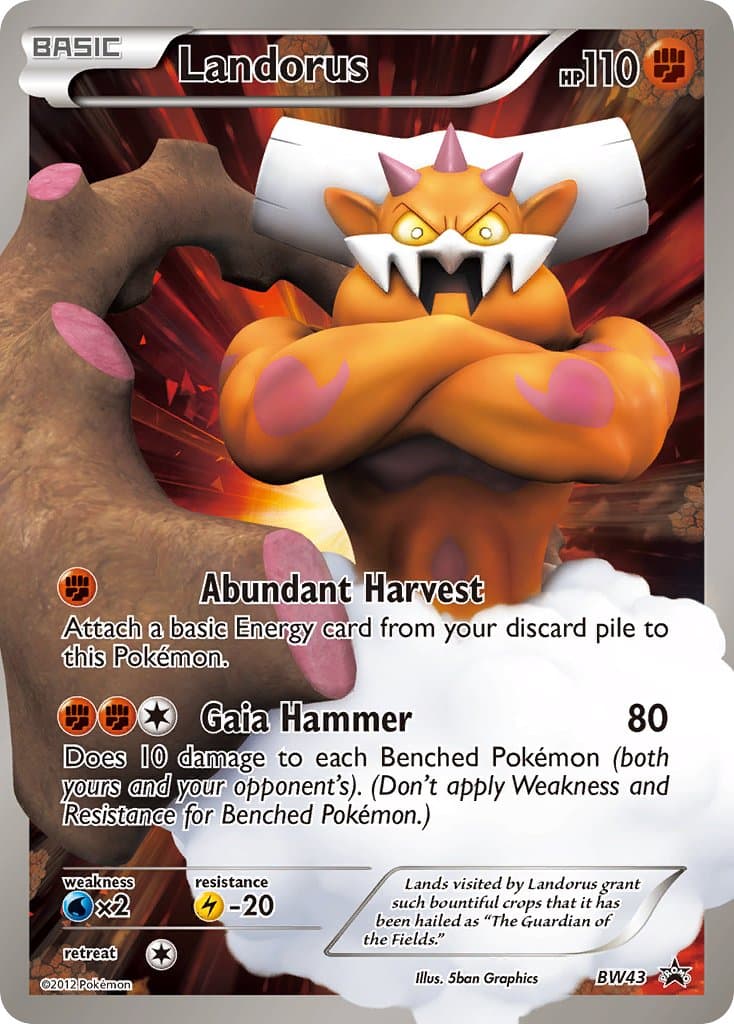 Landorus — Black White Promos