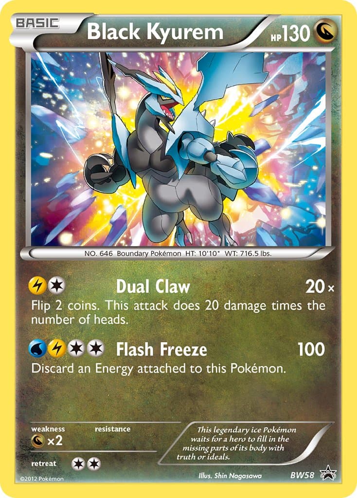 Black Kyurem — Black White Promos