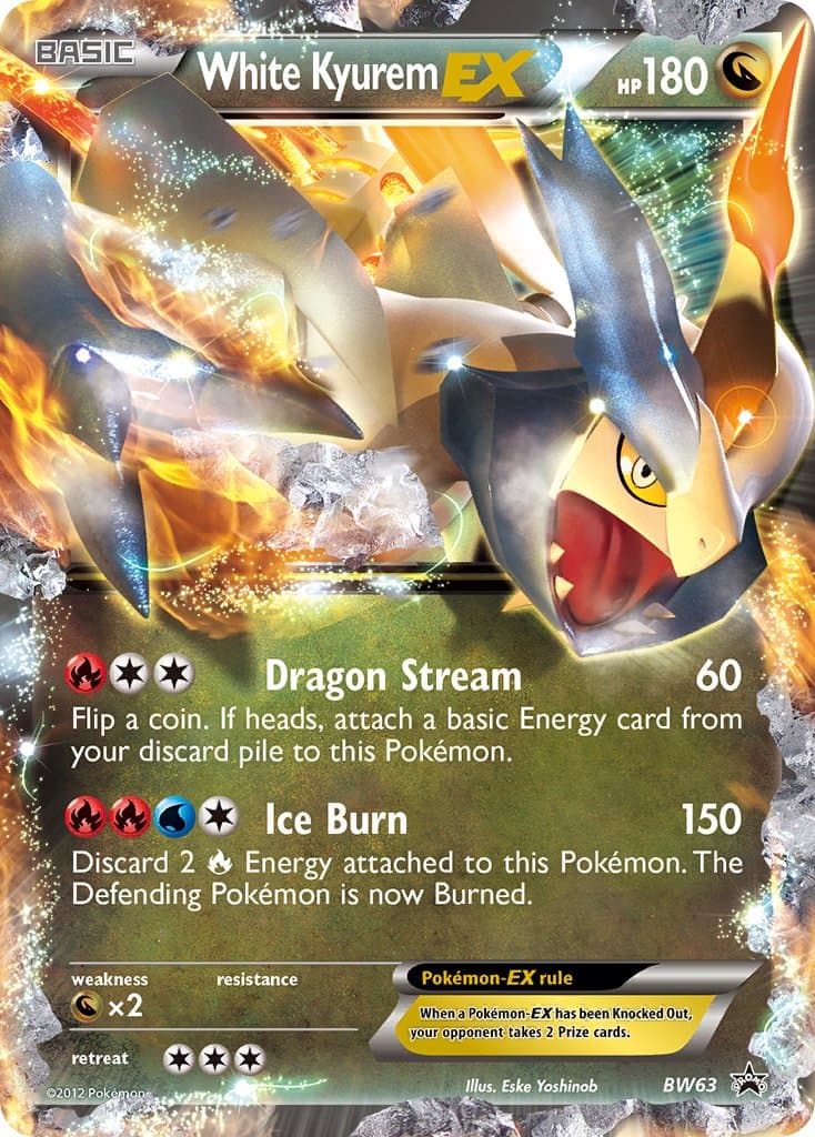 White Kyurem Ex — Black White Promos Pokémon card