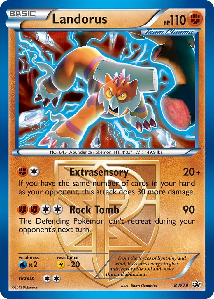 Landorus — Black White Promos