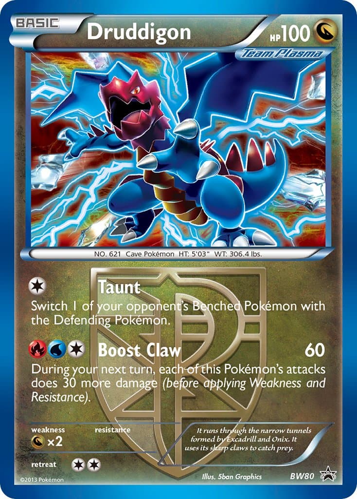 Druddigon — Black White Promos #BW80 Pokémon Card | PokéListing