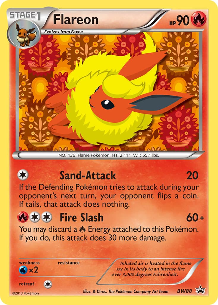 Flareon — Black White Promos
