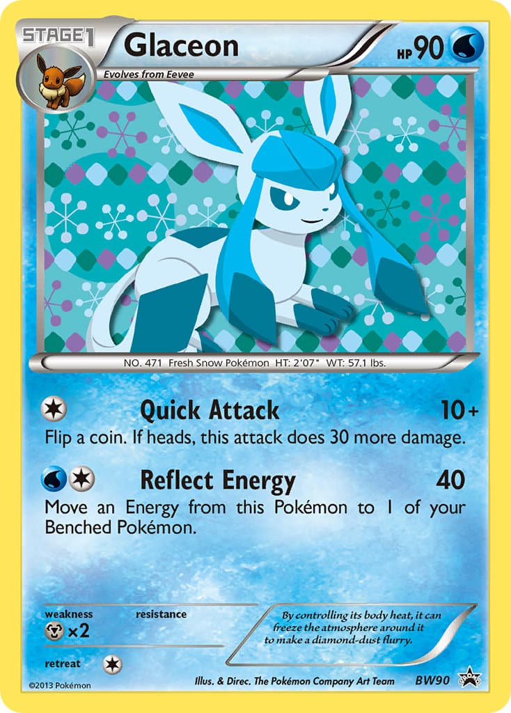 Glaceon — Black White Promos