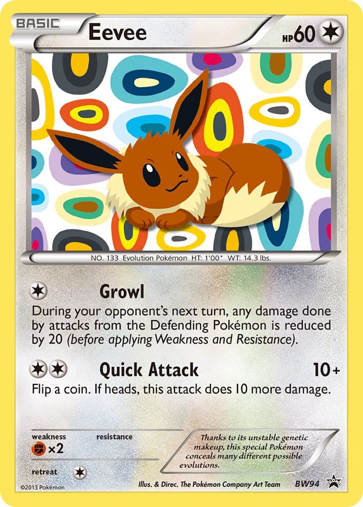 Eevee — Black White Promos
