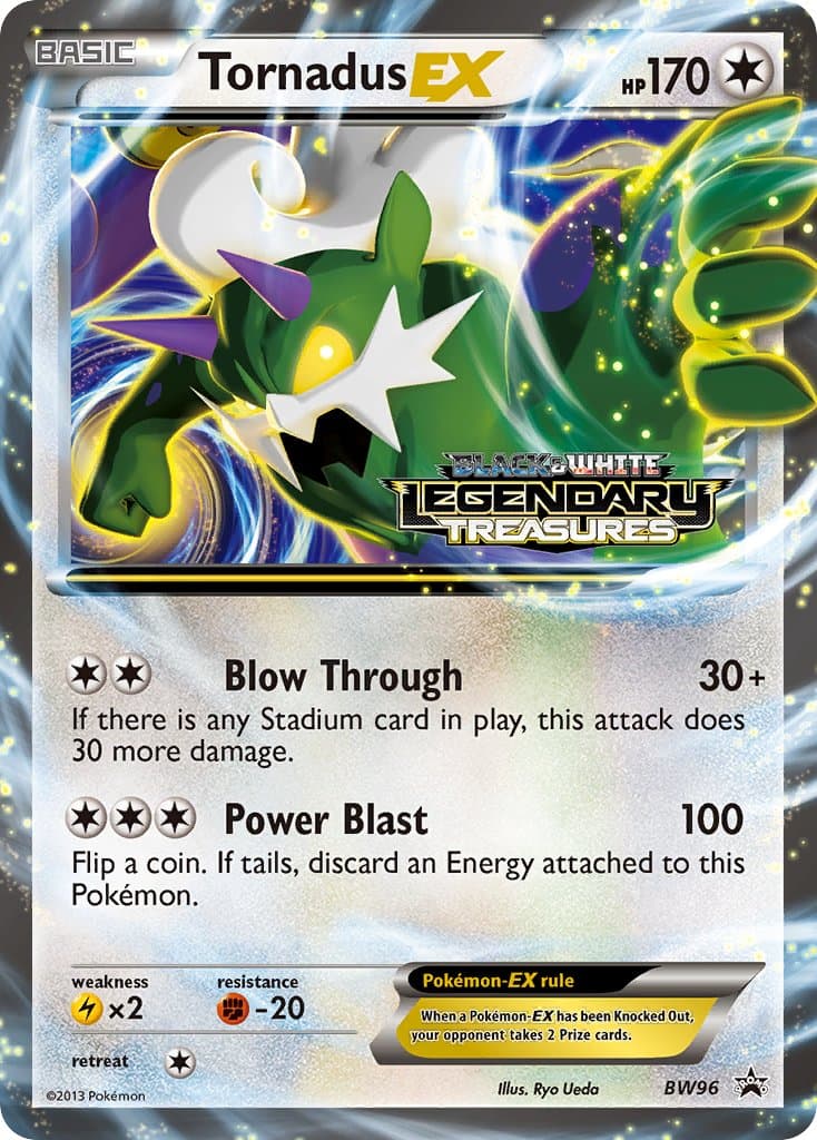 Tornadus Ex — Black White Promos