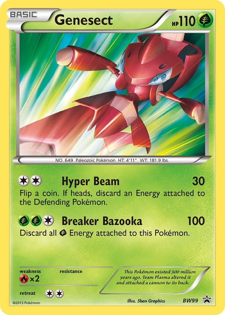 Genesect — Black White Promos Pokémon card