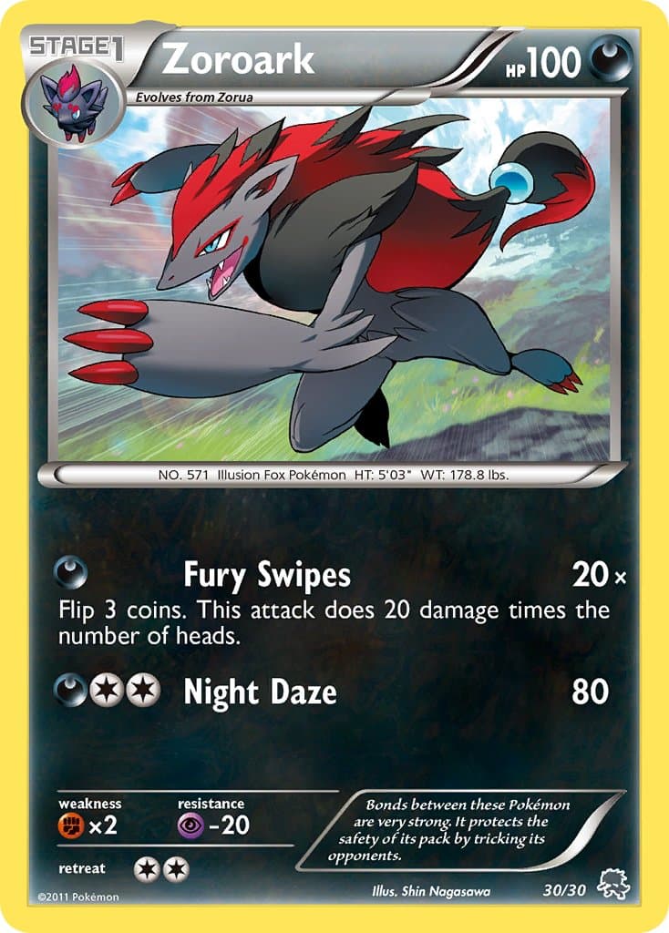 Zoroark — Black White Trainer Kit Zoroark