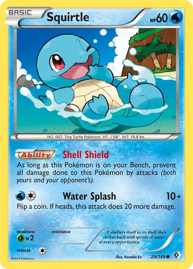 Squirtle — Boundaries Crossed Pokémon card