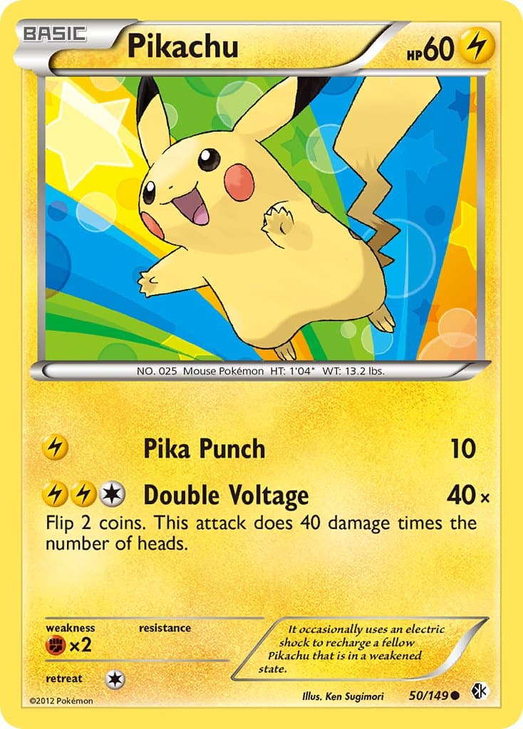 Pikachu — Boundaries Crossed Pokémon card