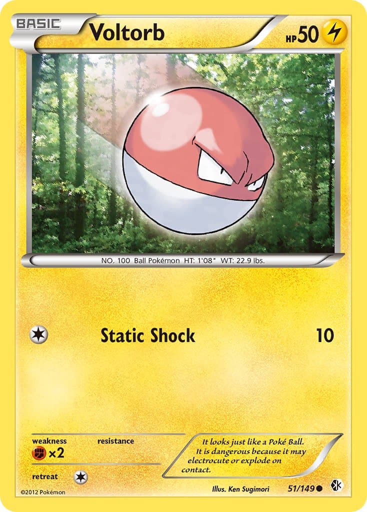 Voltorb — Boundaries Crossed Pokémon card