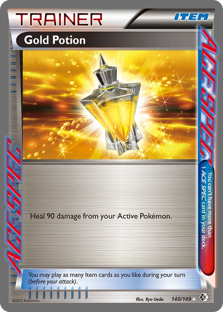 Gold Potion — Boundaries Crossed Pokémon card