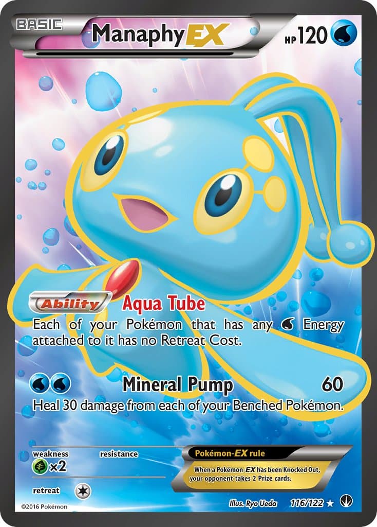 Manaphy Ex — BREAKpoint Pokémon card