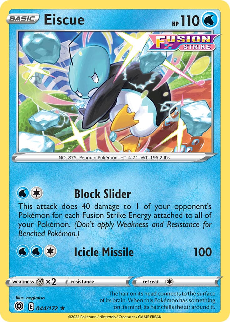 Eiscue — Brilliant Stars Pokémon card