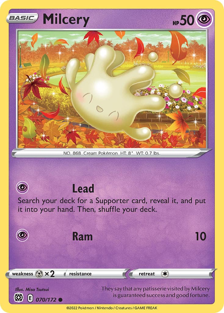 Milcery — Brilliant Stars Pokémon card