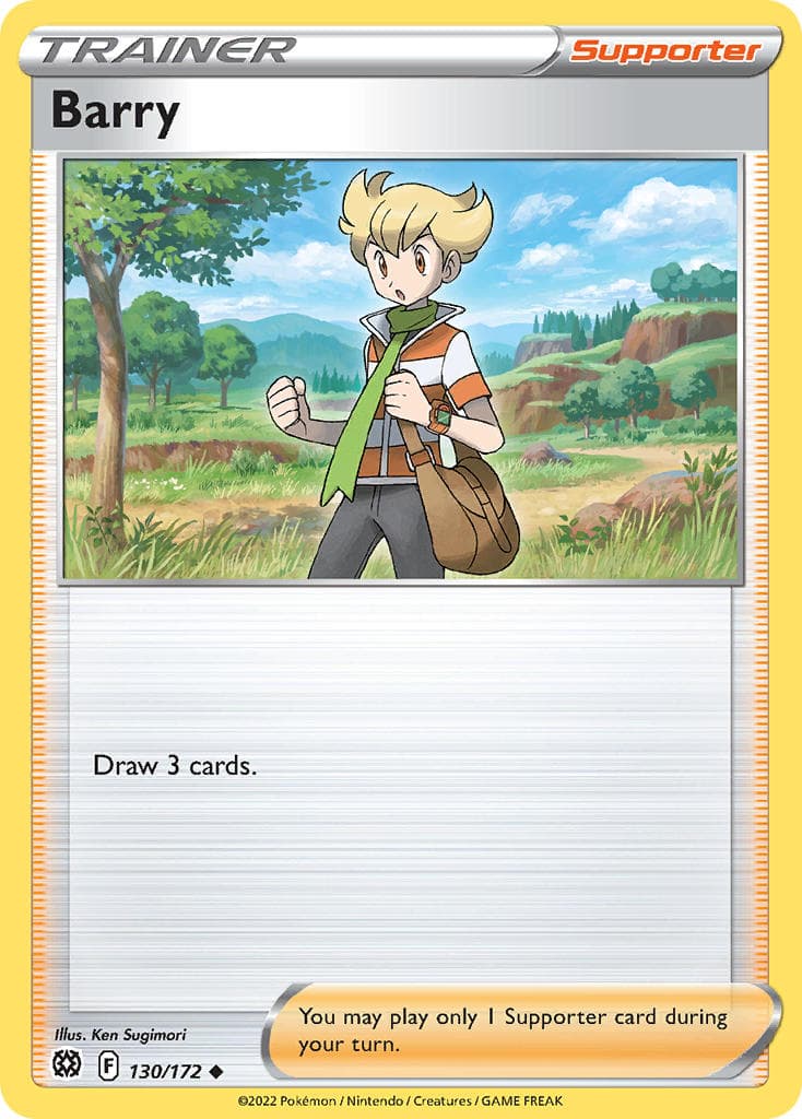 Barry — Brilliant Stars Pokémon card