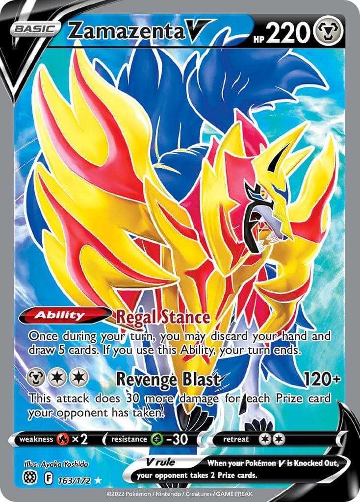 Zamazenta V — Brilliant Stars Pokémon card