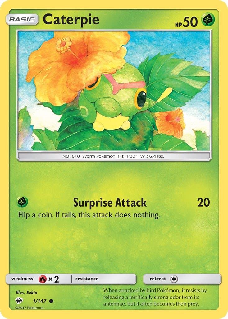 Caterpie — Burning Shadows
