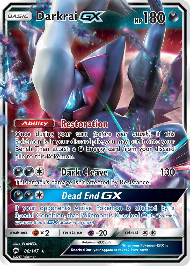 Darkrai Gx — Burning Shadows
