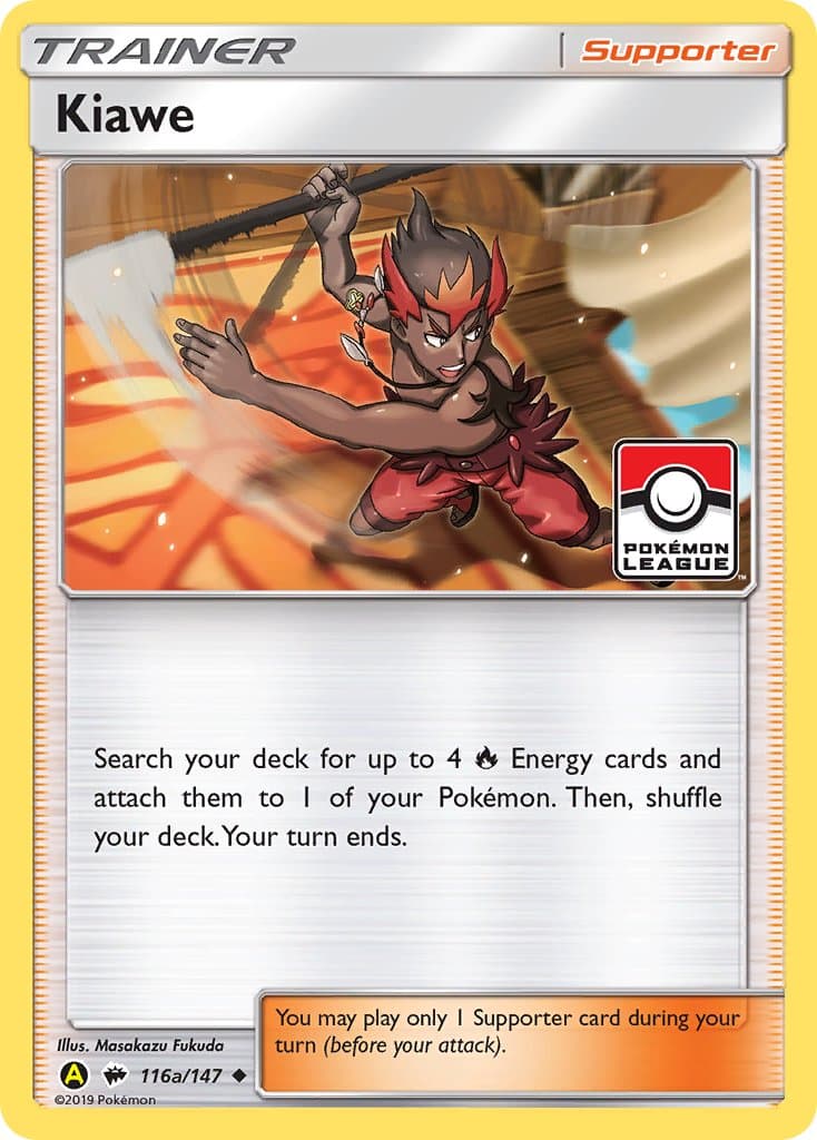 Kiawe Yaa Ya — Burning Shadows Pokémon card