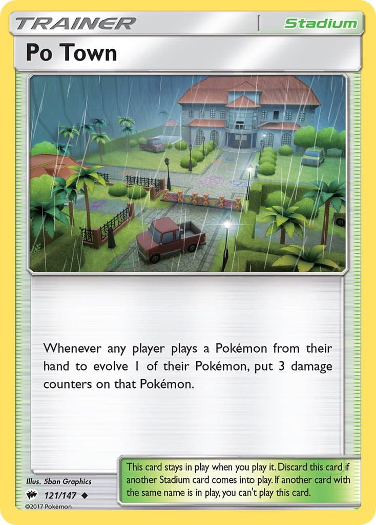 Po Town — Burning Shadows Pokémon card