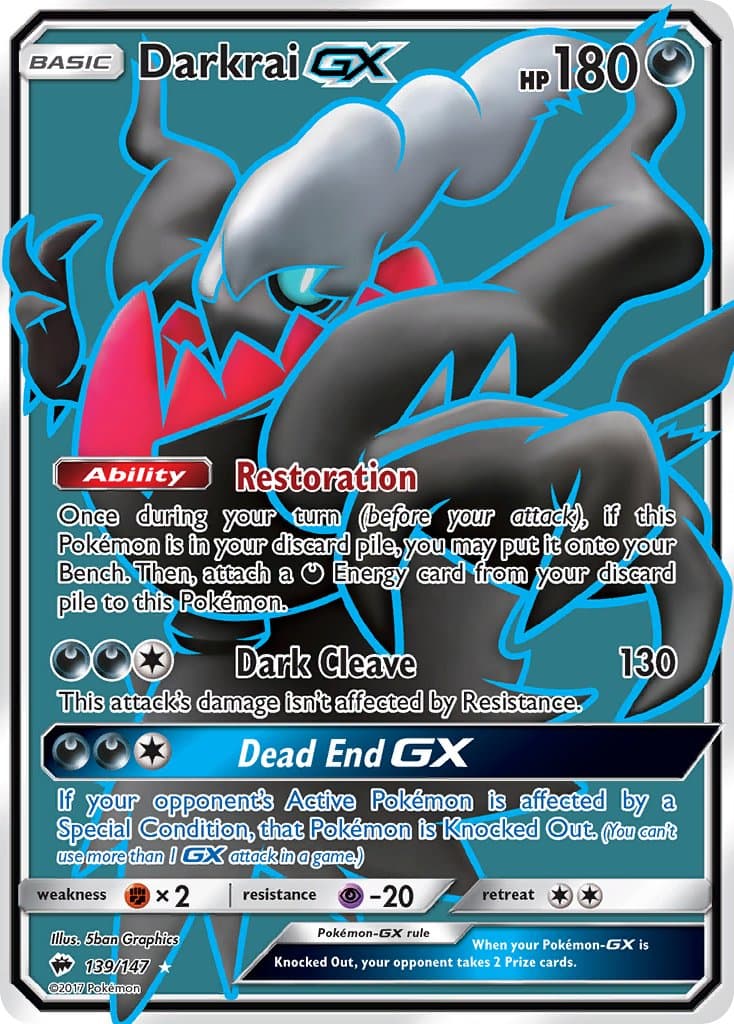 Darkrai Gx — Burning Shadows