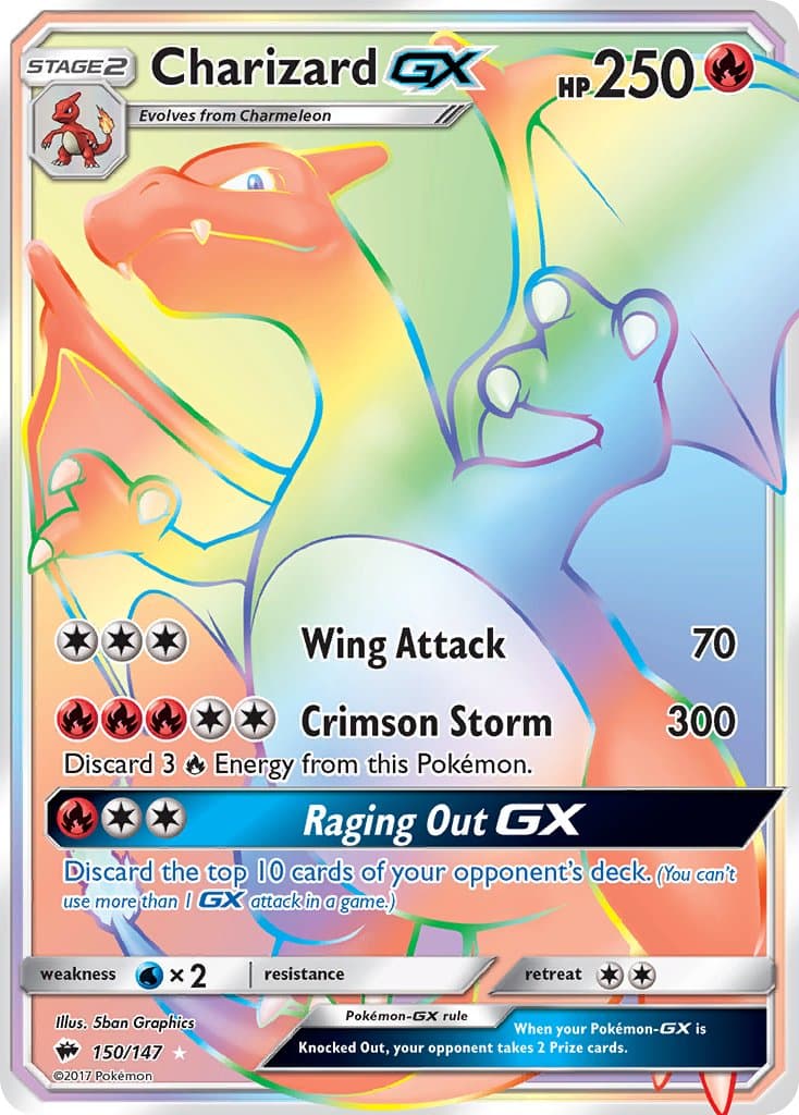 Charizard Gx — Burning Shadows