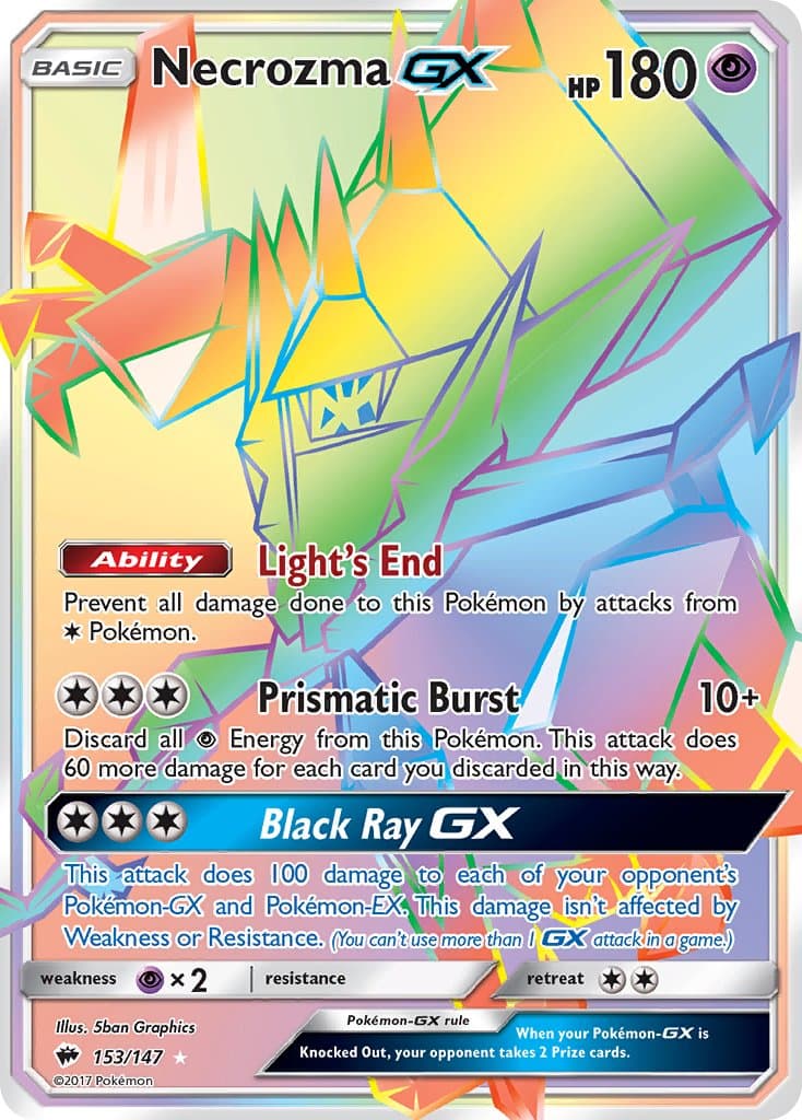 Necrozma Gx — Burning Shadows
