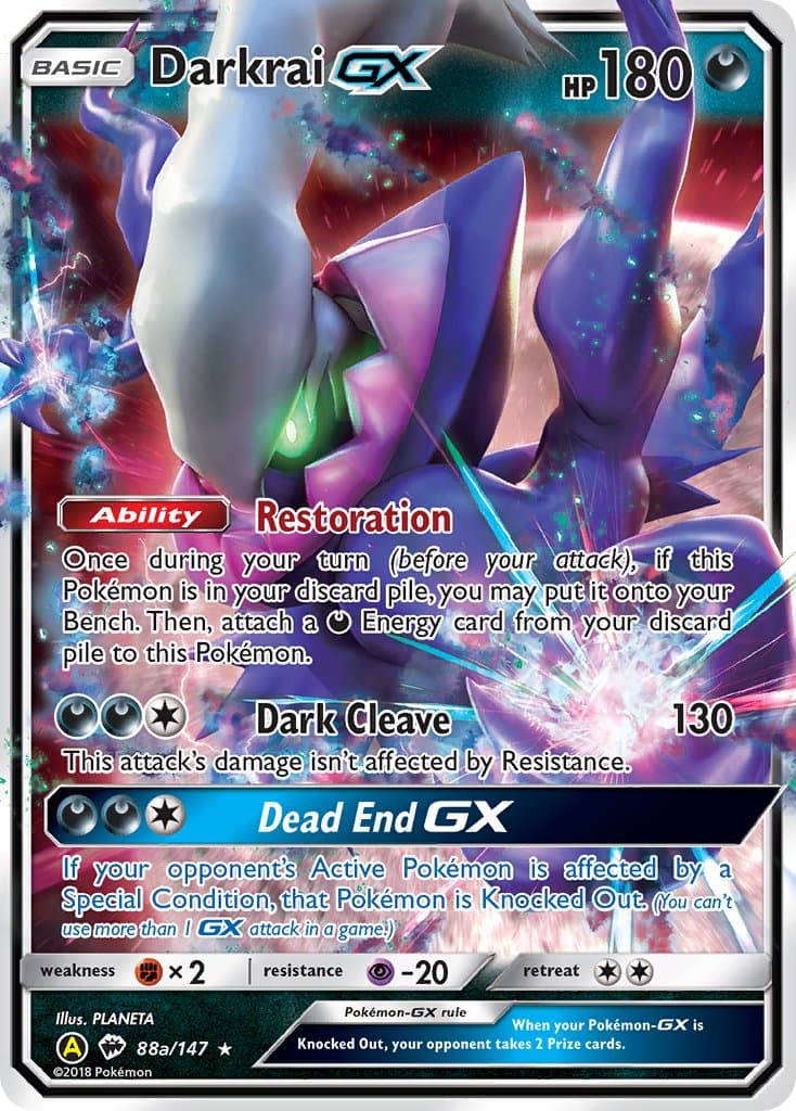 Darkrai Gx Yaa — Burning Shadows