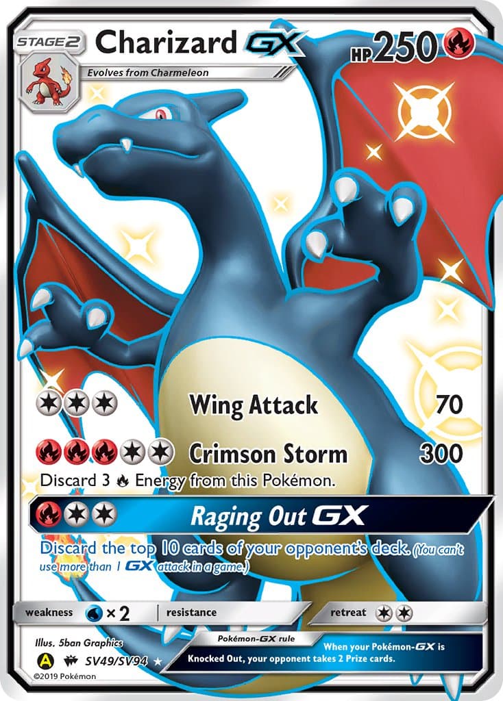 Charizard Gx Yaa 049ya — Burning Shadows