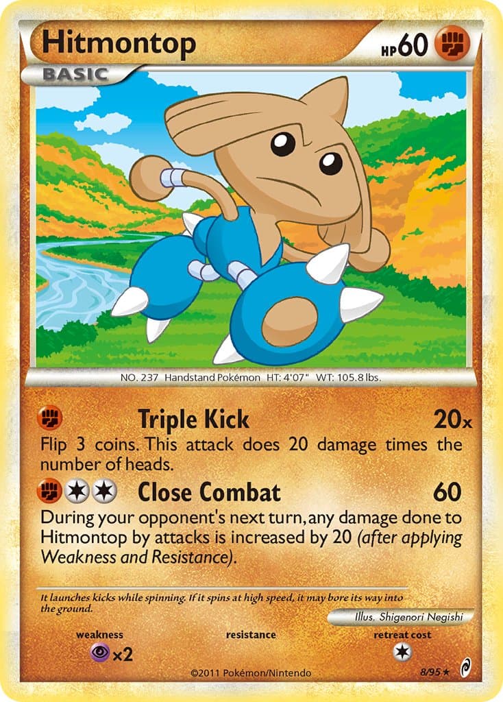 Hitmontop — Call of Legends Pokémon card
