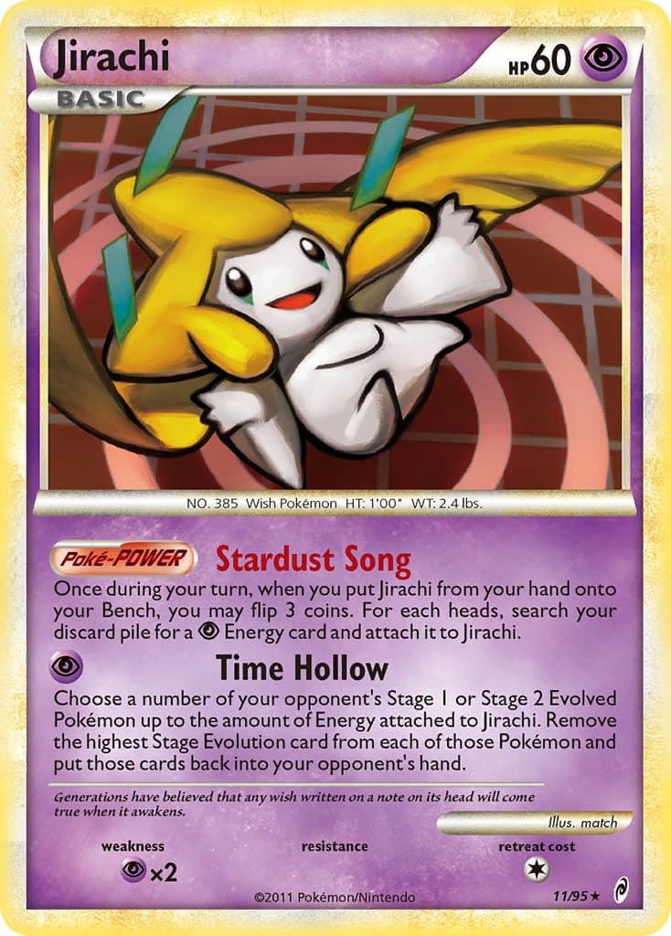 Jirachi — Call of Legends Pokémon card