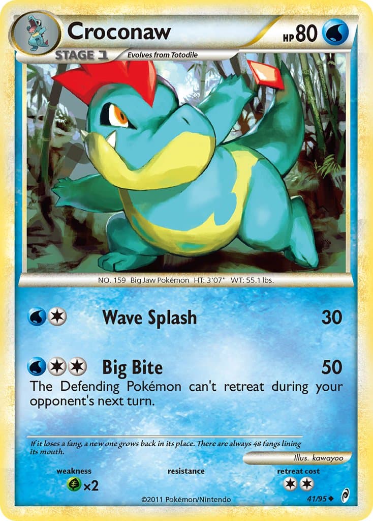 Croconaw — Call of Legends Pokémon card