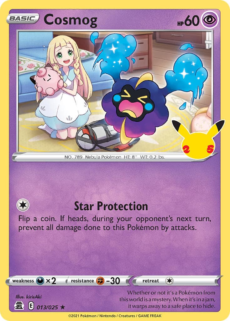 Cosmog — Celebrations Pokémon card