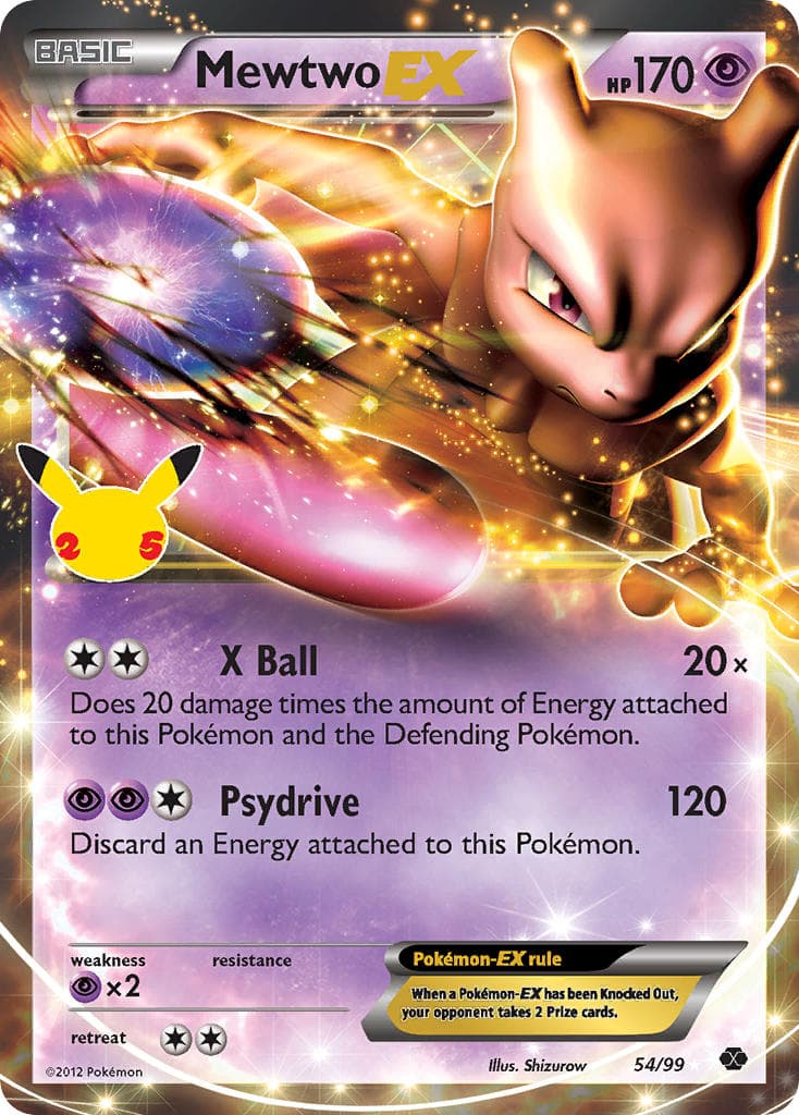 Mewtwo Ex — Celebrations Classic Collection