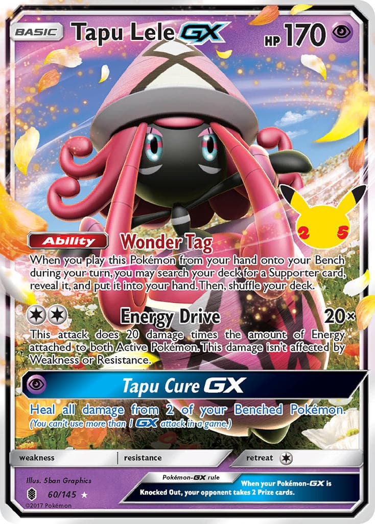 Tapu Lele Gx — Celebrations Classic Collection Pokémon card