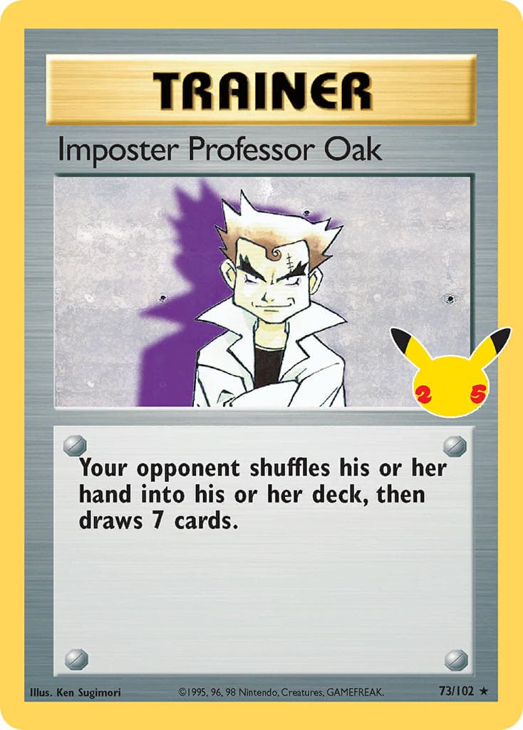 Imposter Professor Oak — Celebrations Classic Collection