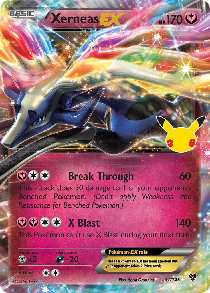 Xerneas Ex — Celebrations Classic Collection