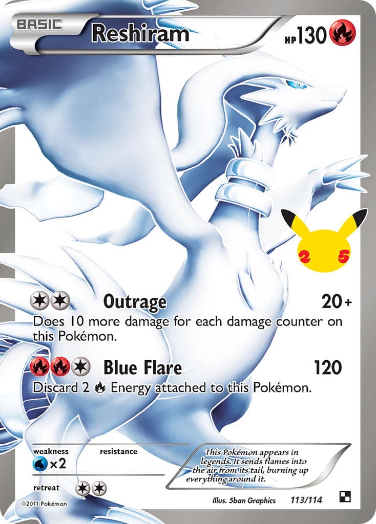 Reshiram — Celebrations Classic Collection